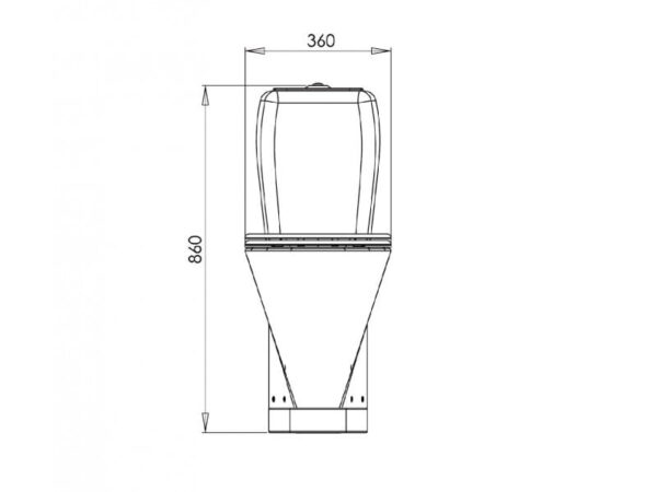Kompakt-WC-V130-S-trap,-HCP,-stojacy---rysunek-techniczny-front Kompakt-WC-V130-S-trap,-HCP,-stojacy---rysunek-techniczny-front