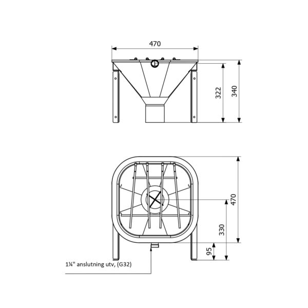 Rysunek-techniczny-z-wymiarami---Slop-Sink-V151 Rysunek-techniczny-z-wymiarami---Slop-Sink-V151