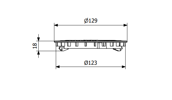 Kratka-Purus-Art-Deco-130-biala-z-tworzywa-sztucznego---rysunek-techniczny Kratka-Purus-Art-Deco-130-biala-z-tworzywa-sztucznego---rysunek-techniczny