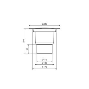Odplyw-Brage-110-mm-PURUS-wpust-podlogowy-kratka-sciekowa-do-wykladzin-PCV---rysunek-techniczny Odplyw-Brage-110-mm-PURUS-wpust-podlogowy-kratka-sciekowa-do-wykladzin-PCV---rysunek-techniczny