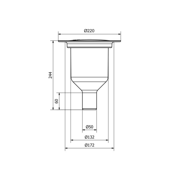 Odplyw-Brage-50-mm-PURUS-wpust-podlogowy-kratka-sciekowa-do-wykladzin-PCV---rysunek-techniczny-z-naniesionymi-wymiarami Odplyw-Brage-50-mm-PURUS-wpust-podlogowy-kratka-sciekowa-do-wykladzin-PCV---rysunek-techniczny-z-naniesionymi-wymiarami
