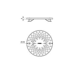 Rysunek-techniczny-rusztu-drop-150-z-naniesionymi-wymiarami. Rysunek-techniczny-rusztu-drop-150-z-naniesionymi-wymiarami.