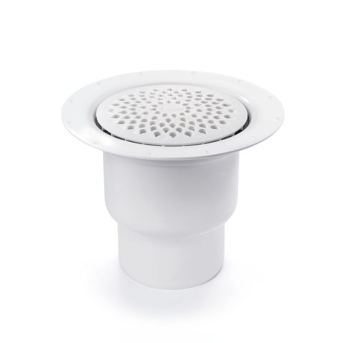Odplyw-Brage-110-mm-PURUS-wpust-podlogowy-kratka-sciekowa-do-wykladzin-PCV---wykonany-z-tworzywa-sztucznego---bialy-na-bialym-tle